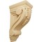 Ekena Millwork 2 5/8"W x 3 3/4"D x 6 5/8"H Small Fig Leaf Corbel, Alder COR02X03X06FIAL - alternate 1